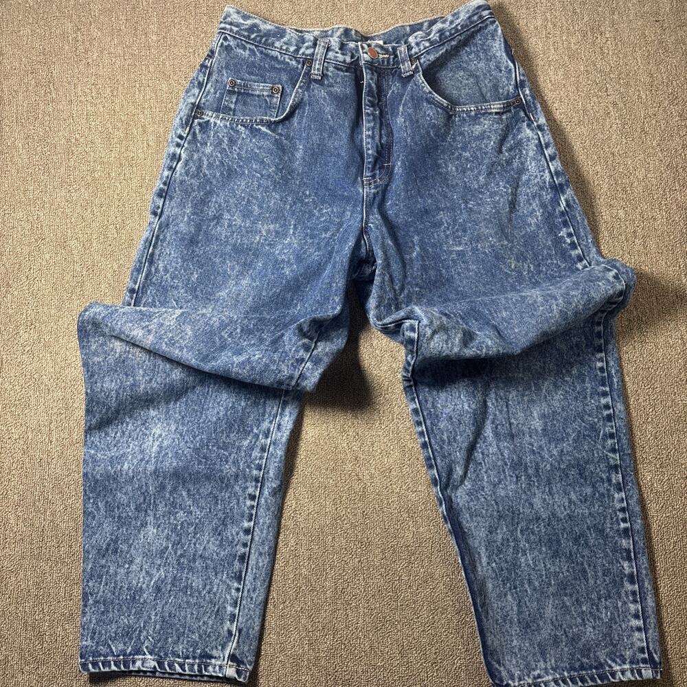Vintage 80s/90s Brittania Men’s Jeans Blue Denim 30x26 Tapered Baggy Grunge